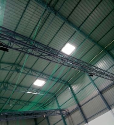 Industrial Pigeon Nets in Hyderabad installed by Lasya Safety Nets to protect warehouses, factories and industrial buildings from pigeons and bird-related damage.